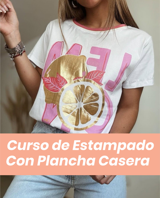 Curso De Estampado Con Plancha Casera + BONOS de regalo